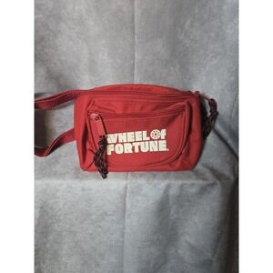Wheel Of Fortune Red Fanny Pack Waist Bag Shoulder Sling Pockets